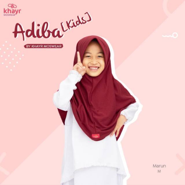 Khimar Adiba kids