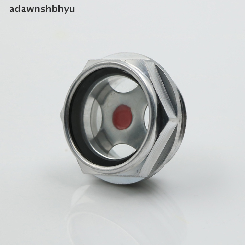 Adawnshbhyu 16mm-48mm male Drat metal air compressor oil level sight glass