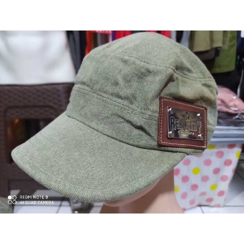 topi belanda / unik / army / tnc original second import