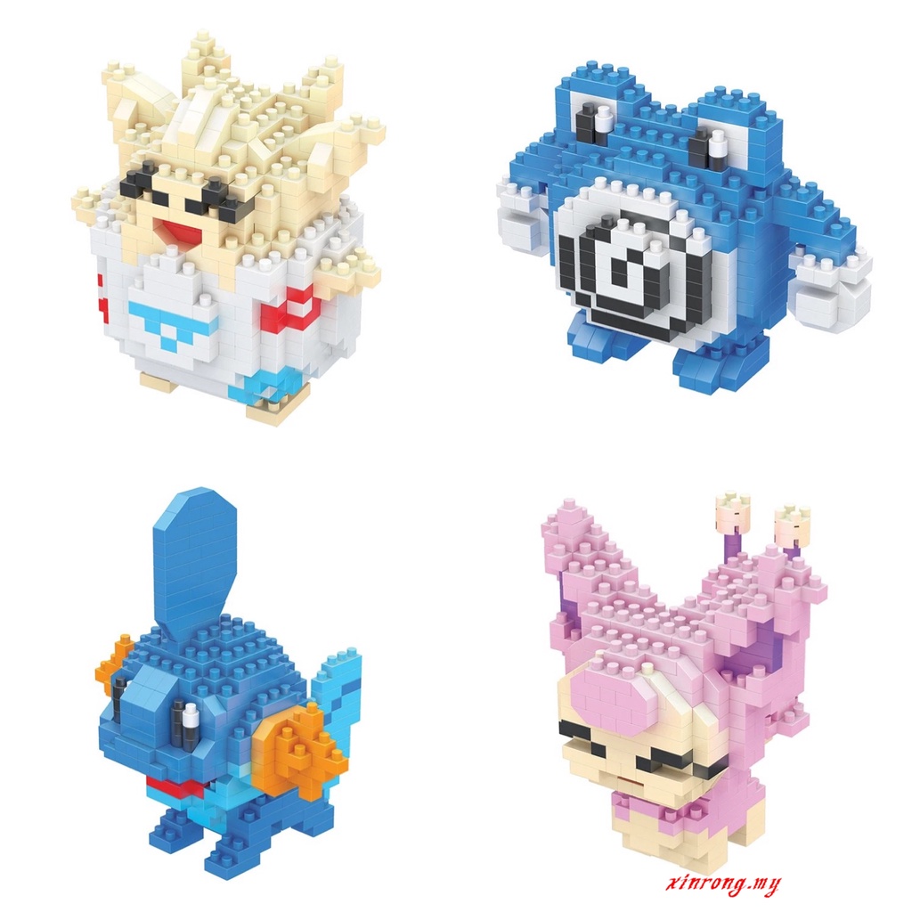 Mainan Lego Blok Nano Diamond Seri Pokemon Pikachu 28 Desain Untuk Anak