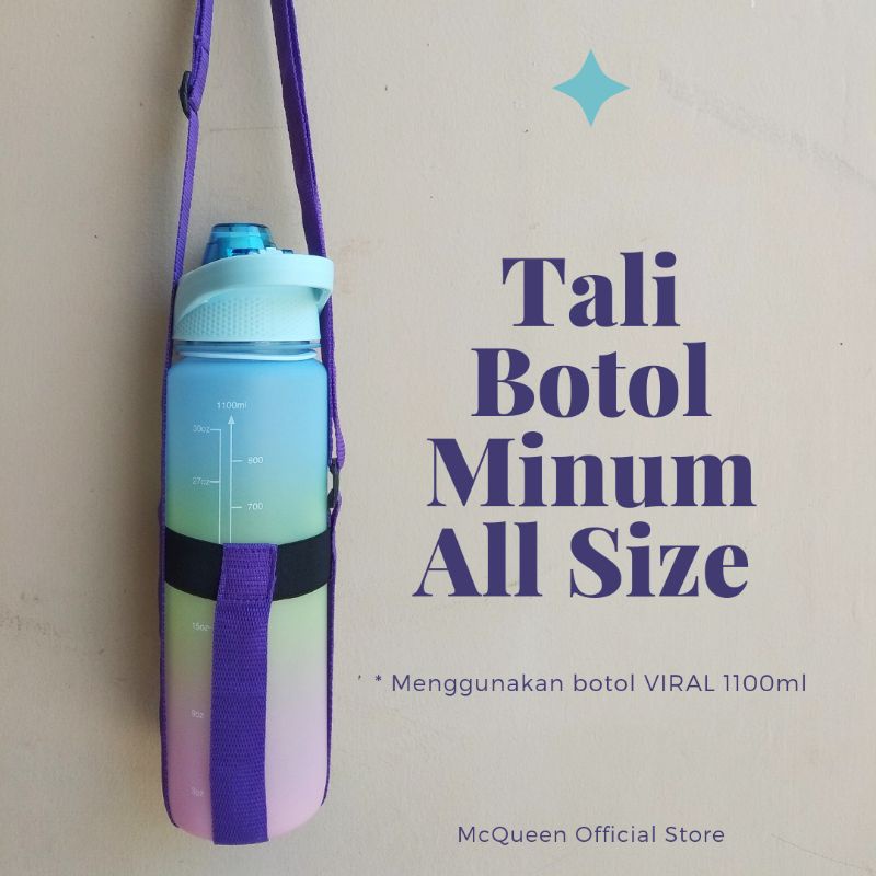 TALI BOTOL MINUM VIRAL BOTTLE STRAP ALL SIZE SUPER LARIS