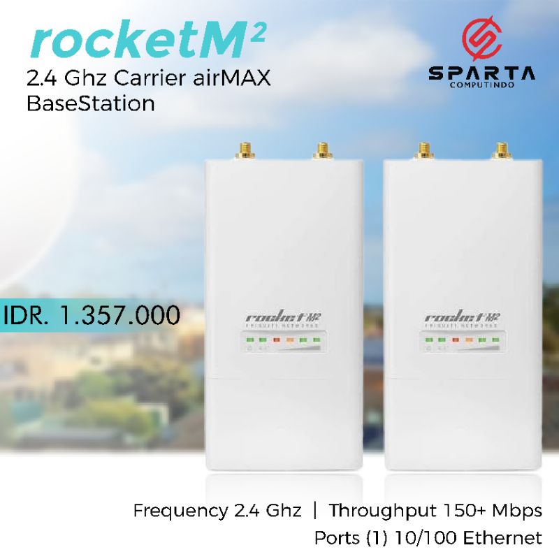 UBIQUITI UBNT Rocket M2 / RocketM2 / RM2 New Bergaransi