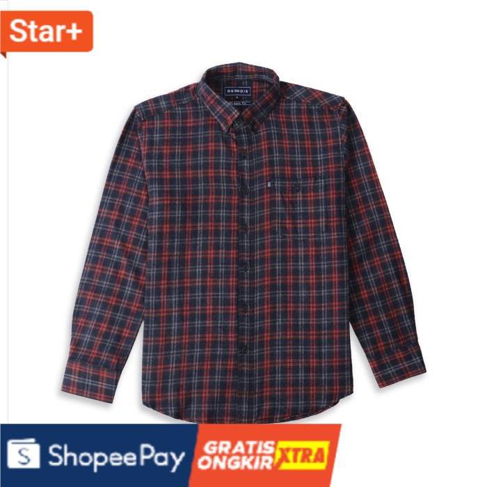 Red Pablo S BROODIS FLANEL KEMEJA PRIA MOTIF NEW BESTELLER  OFFICIALTORE  Laris HOT