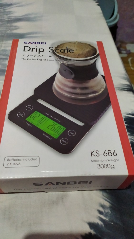 Timbangan Digital Timer Kopi 3 Kg 0.1 Gr Scale Sanbei - Tbntimer001
