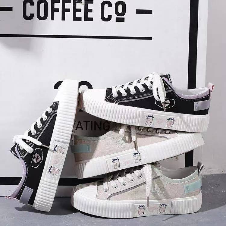 Sepatu Kanvas Cewe Sneakers Canvas Wanita Model Terbaru Designe Termodern Trendy 2021-1