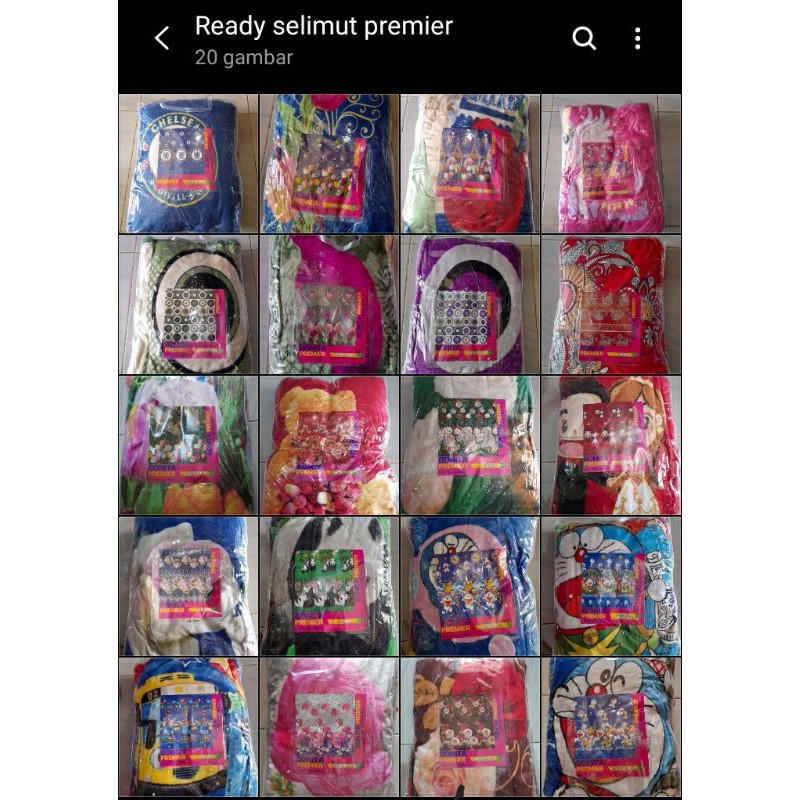 Selimut Bonita Premier 160x200
