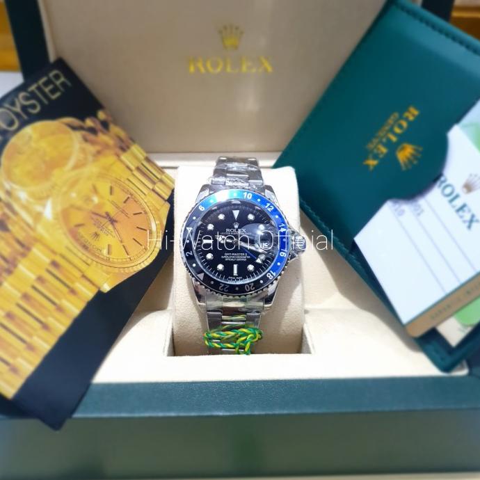 RECOMENDED JAM TANGAN PRIA ROLEX GMT MASTER II BATMAN MATIC AUTOMATIC