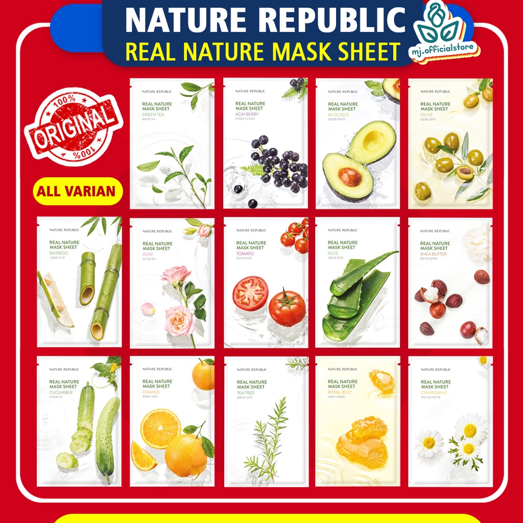 MASKER Nature Republic Sheet Mask Nature Republic Original Nature Republic Sheet Mask