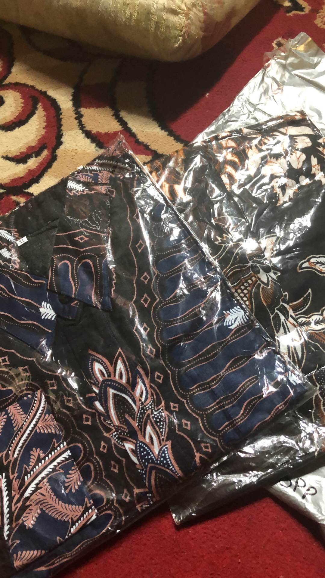 Bswart Batik Hrb026 Kenongo Hem Pendek Padi Pekalongan M L Xl Batik Pria Murah Modern Grosir