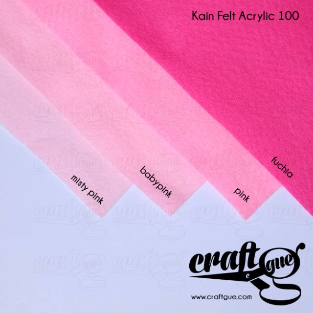 Kain Felt Acrylic 100 (Ukuran 30x30cm)