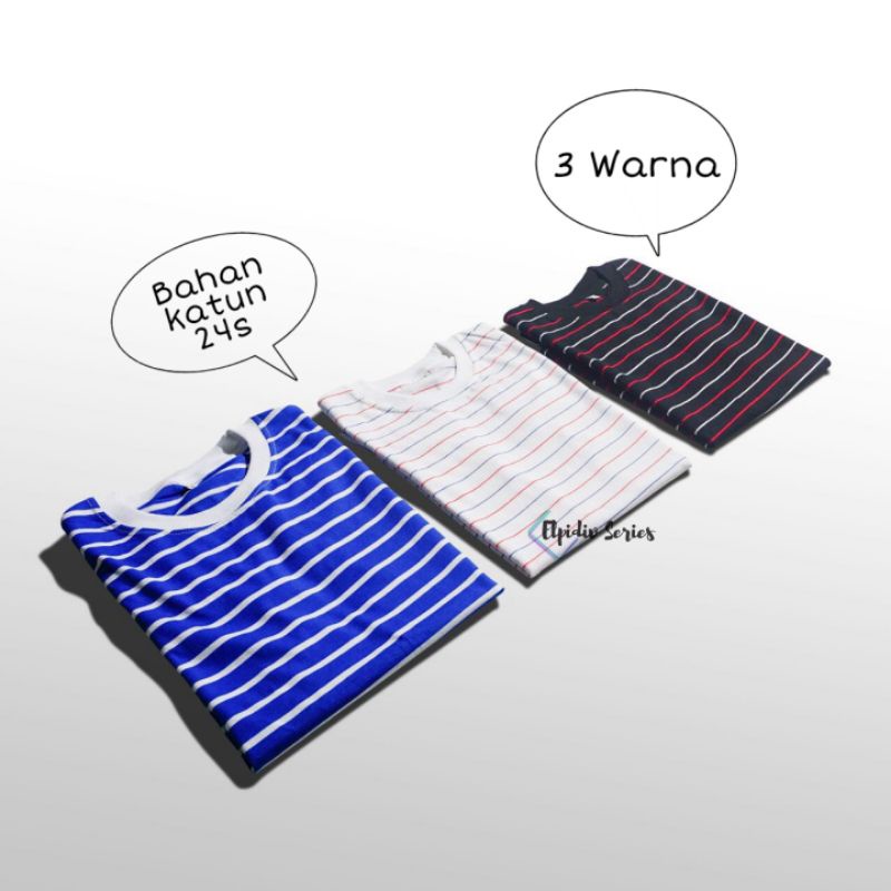 Kaos Anak Stripe Usia 2th-8th/Kaos Stripe Anak Bahan Katun