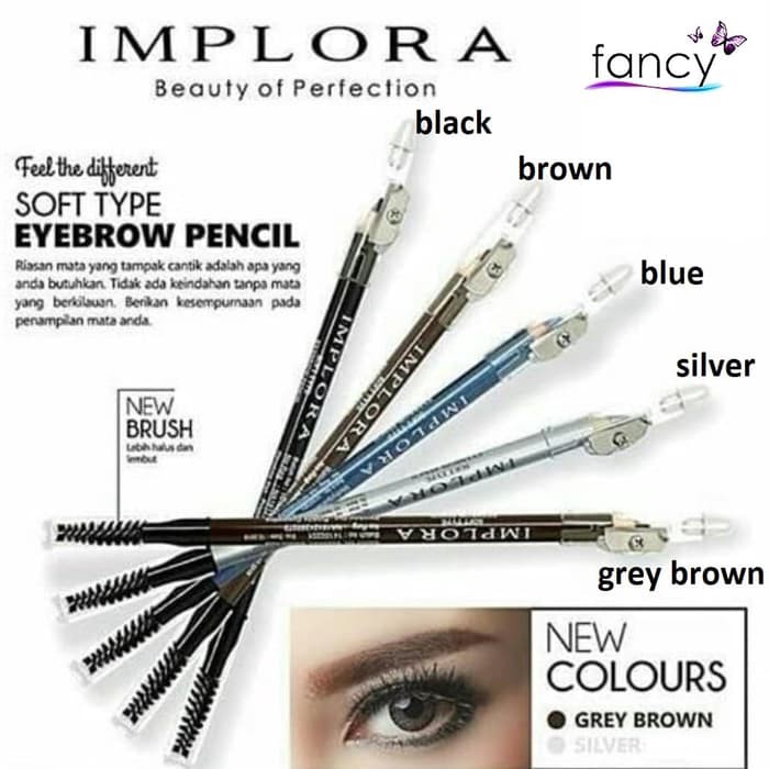 Implora (✔️BPOM) Pensil Alis 2.5 gram ( soft eyebrow pencil ) (KIM)