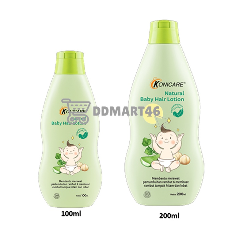 Konicare Natural Baby Hair Lotion 100ml / 200ml