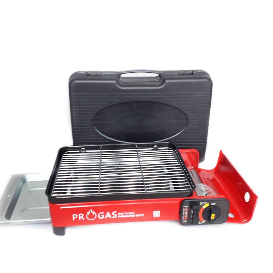 Progas Kompor Panggang Sate Barbeque Grill Portable BBq -besar original