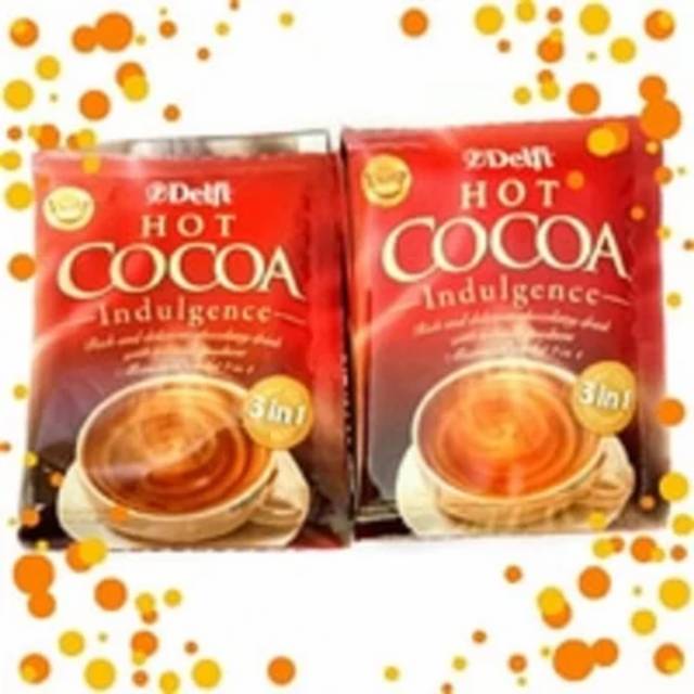 

DELFI HOT COCOA 3 IN 1 INDULGENCE 25 GRAM/ MINUMAN BUBUK COKLAT ENAK