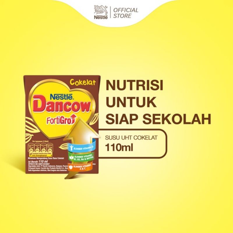 0Dancow FortiGro MINI Susu UHT - Netto 110 ml