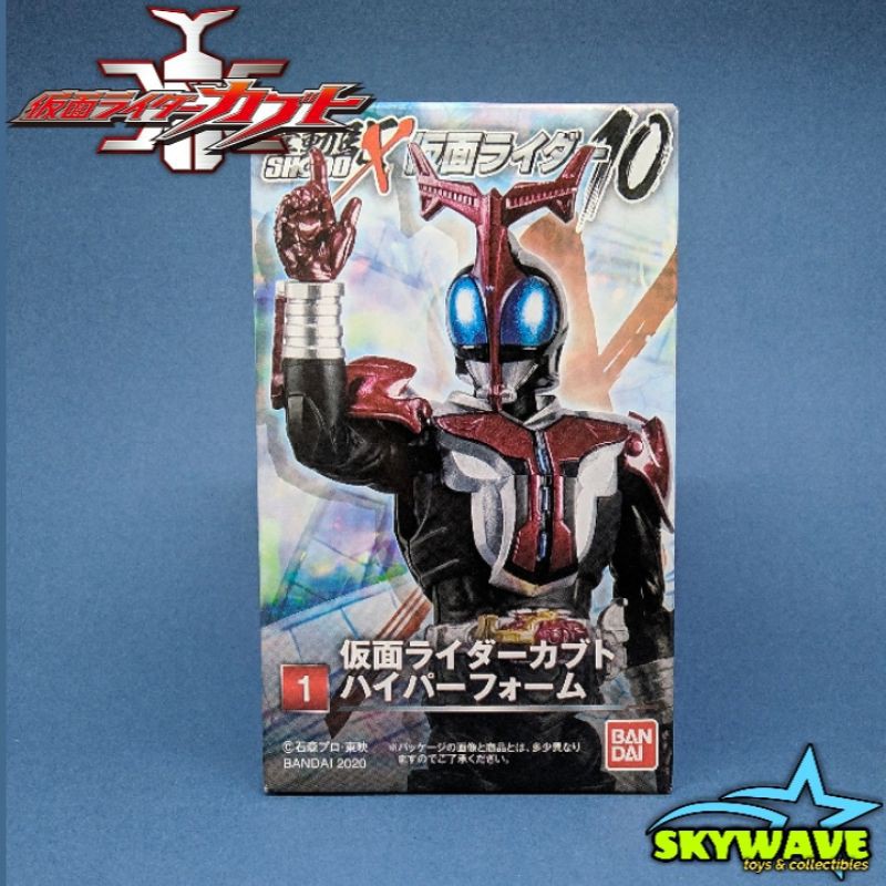 Action Figure Shodo-X 10 - Kamen Rider Kabuto Hyper Form