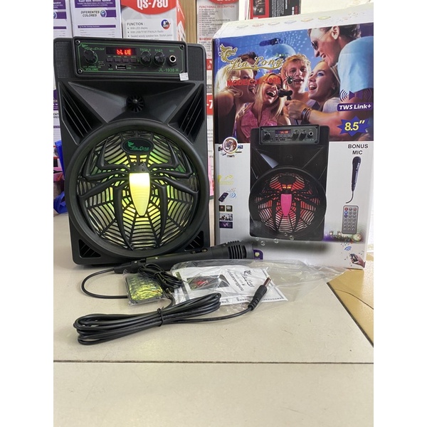 SPEAKER BLUETOOTH KARAOKEAN KIMISO 7801/ KIMISO 834/F-8606LED FLECO 955C/D BONUS MICROFON F-6691-7
