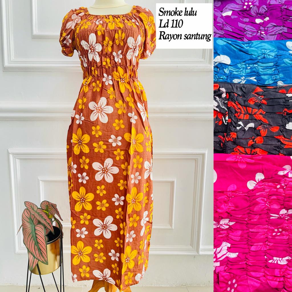 DRESS KERUT REMPEL PANJANG BALI