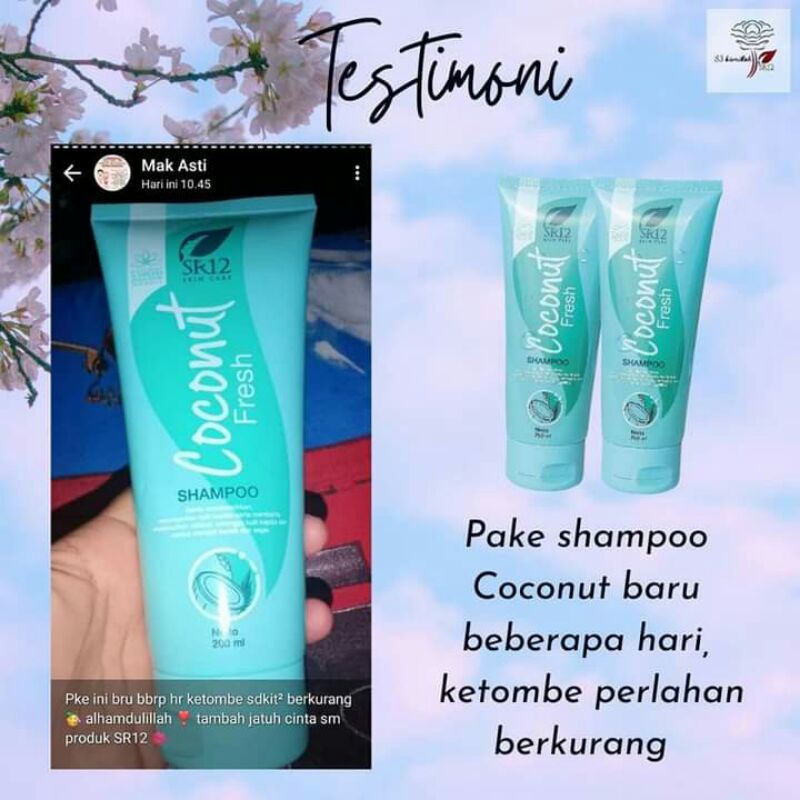 HAIR CARE SHAMPO & CONDITIONER SR12// MENGHILANGKAN KETOMBE/RAMBUT RONTOK