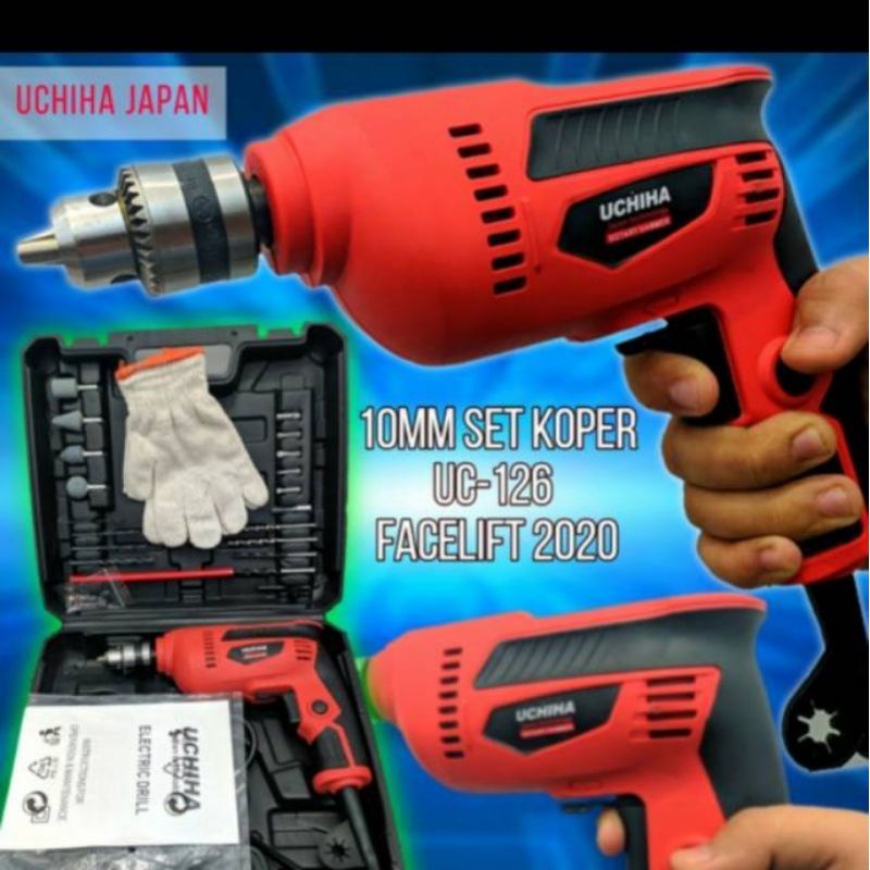 mesin bor 10mm full koper model maktec drill listrik uchiha bor tembok besi kayu uc126