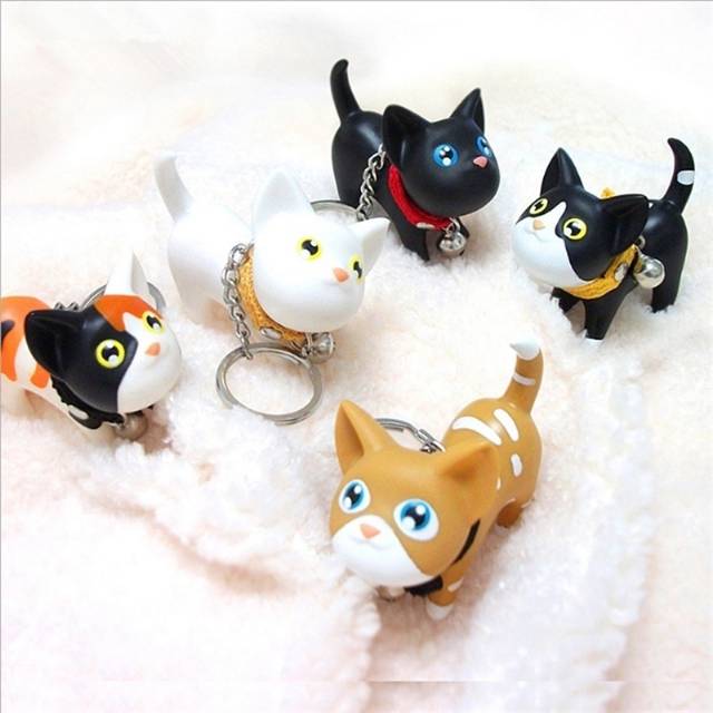 Gantungan kunci cute cat keyring kitten