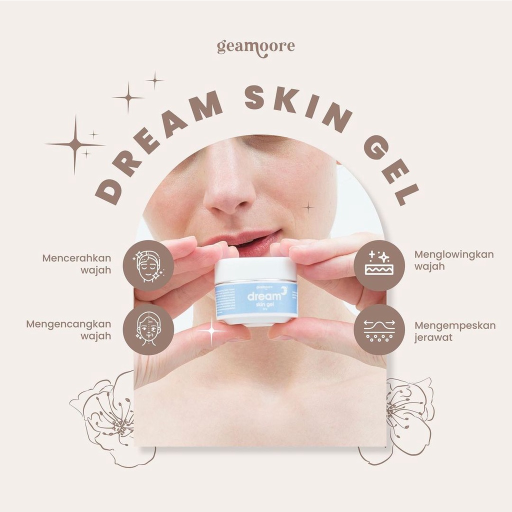 (BPOM) DREAM SKIN GEL GEAMOORE / GLOWING JELLY