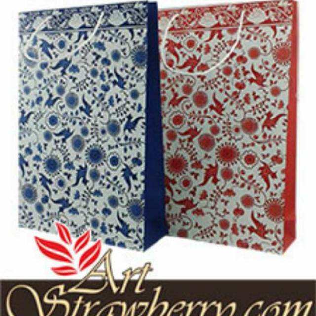 

Paper Bag / Tas Kertas Motif Bunga