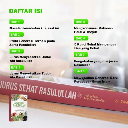 JURUS SEHAT RASULULLAH JSR DR ZAIDUL AKBAR BEST SELLER