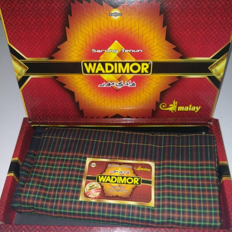 SARUNG WADIMOR MALAY MOTIF KOTAK KECIL