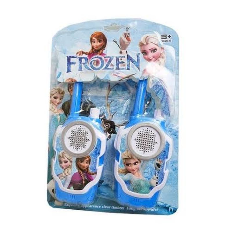 walkie talkie handy talkie anak mainan alat komunikasi frozen