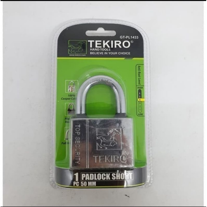 TEKIRO GEMBOK LEHER PENDEK 50MM