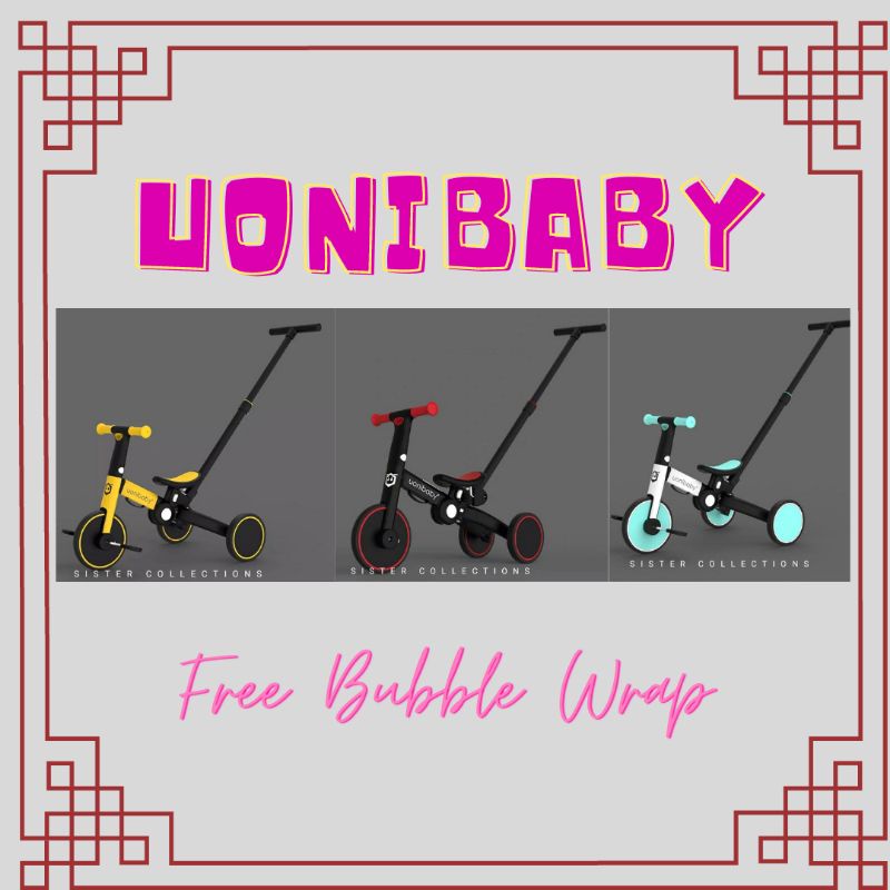 READY Sepeda Anak / Sepeda Lipat UONIBABY ORIGINAL / Balance Bike Uonibaby 5in1 Sepeda Lipat Anak Ba