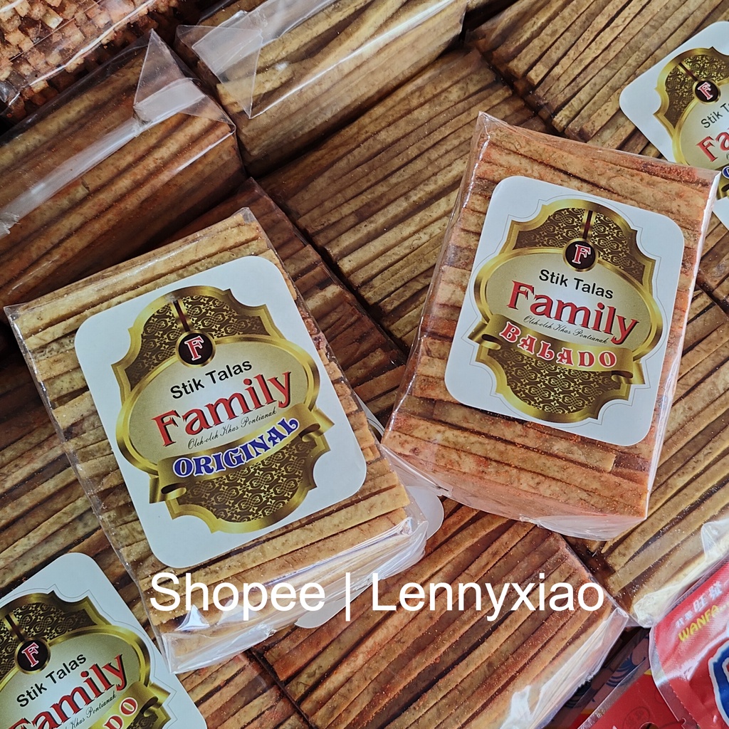 

Snack Stick Talas Keladi Family Susun Besar Khas Pontianak Enak Gurih