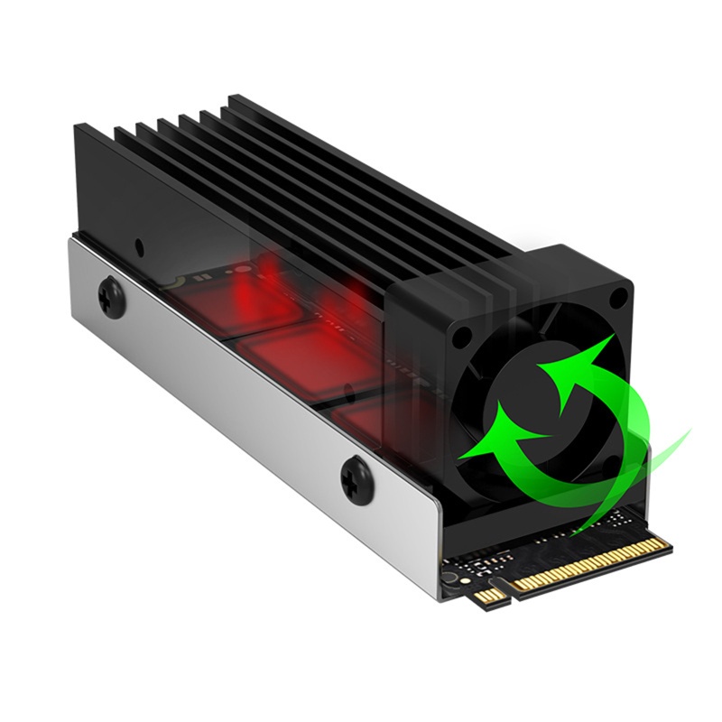 Bt PCI-E NVME Heatsink Untuk M.2 2280dekstop Didedikasikan Solid State Hardisk Radiat