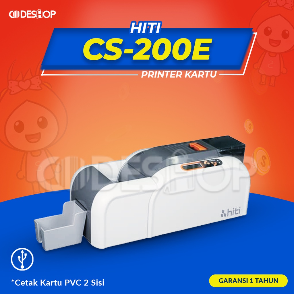 Jual Dual Side Id Card Printer Hiti Cs E Cetak Kartu Sisi