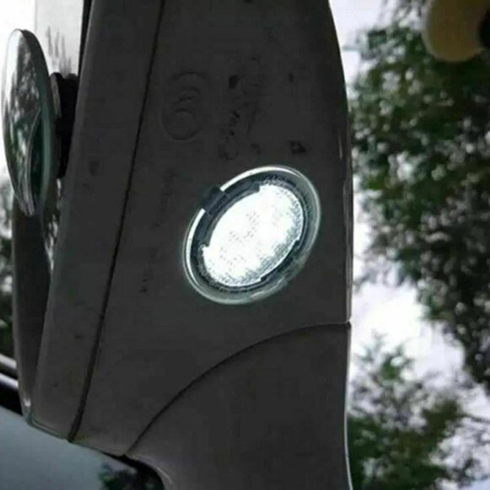 Lanfy Signal Lamp Putih Under Mirror 18-LED Lampu Genangan Air