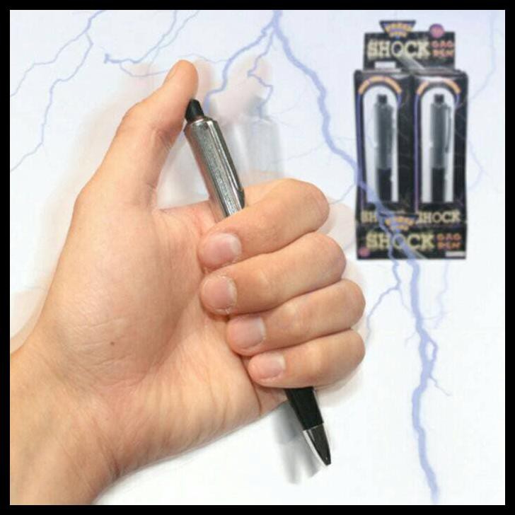 

Baru Shocking Pen Ballpoint Listrik Gag Joke Pen Setrum