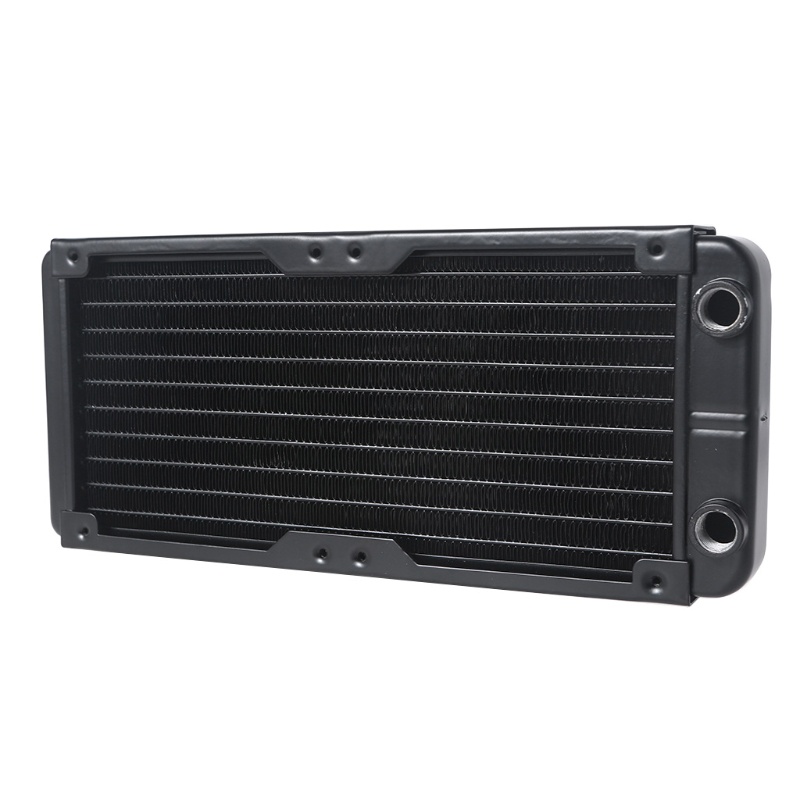 Gro Multi-Port G1 / 4 Thread Aluminum Radiator 240mm For Computer Water Cooling System