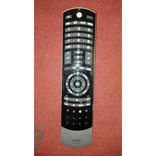 REMOTE REMOT TV TOSHIBA LCD LED 3D CT-90399 ORIGINAL