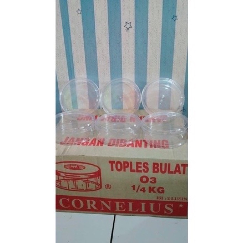 Toples Kue Kering Nastar 1/4 kg bulat