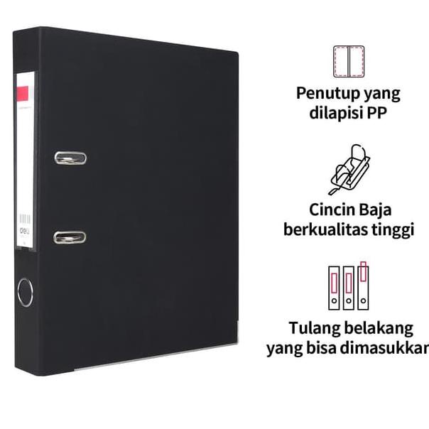 

DELI Ordner / Lever Arch File A5/3inc atau F4/3inc