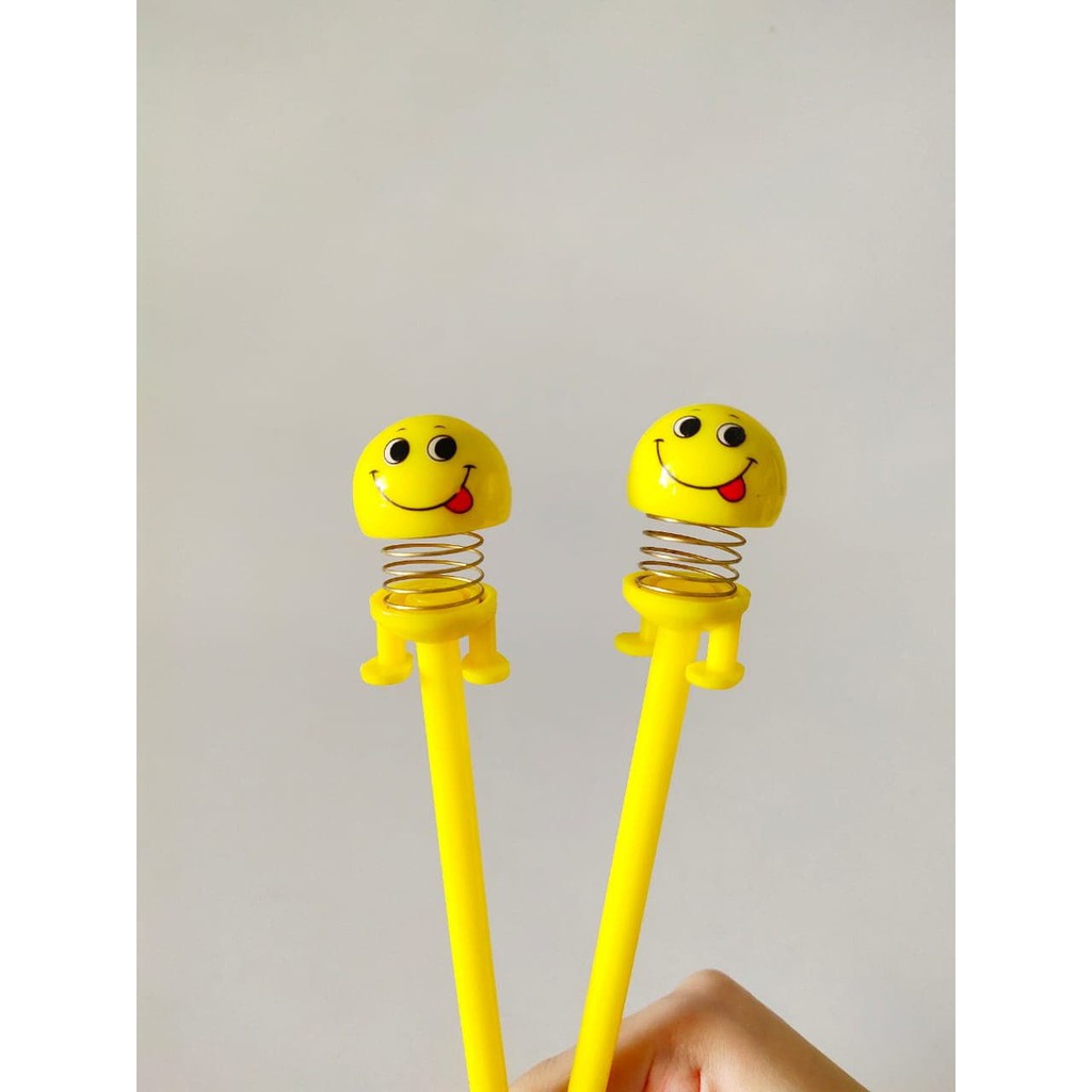 

Gel Pen Per Minim 12Pcs/PULPEN GEL EMOJI SPRING DOLL/PULPEN KARAKTER