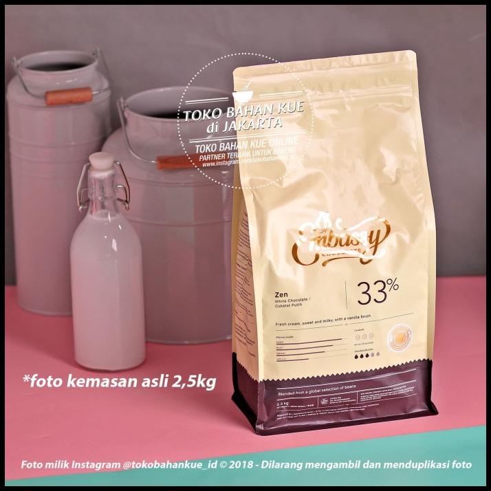 

Embassy Chocolate - Zen 33% 2,5Kg White Couverture Tulip Cokelat Putih