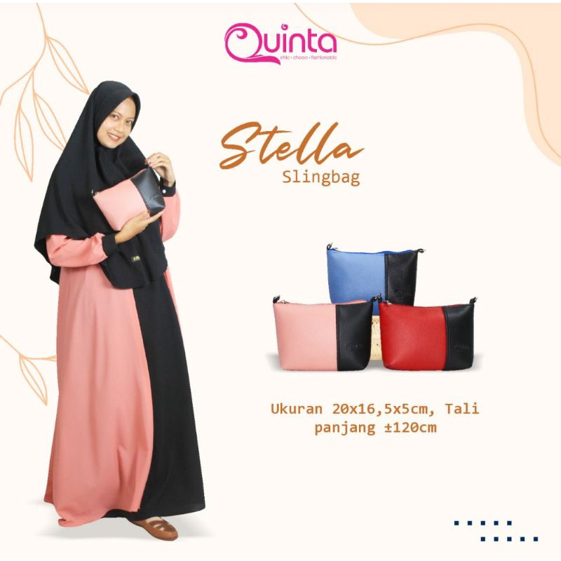 TAS WANITA STELLA SLINGBAG ORIGINAL BY QUINTA/TAS SELEMPANG WANITA QUINTA