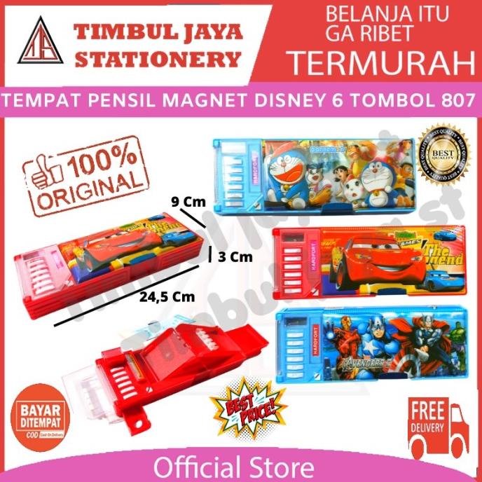 

Tempat pensil aesthetic besar 6 tombol termometer anak karakter 807