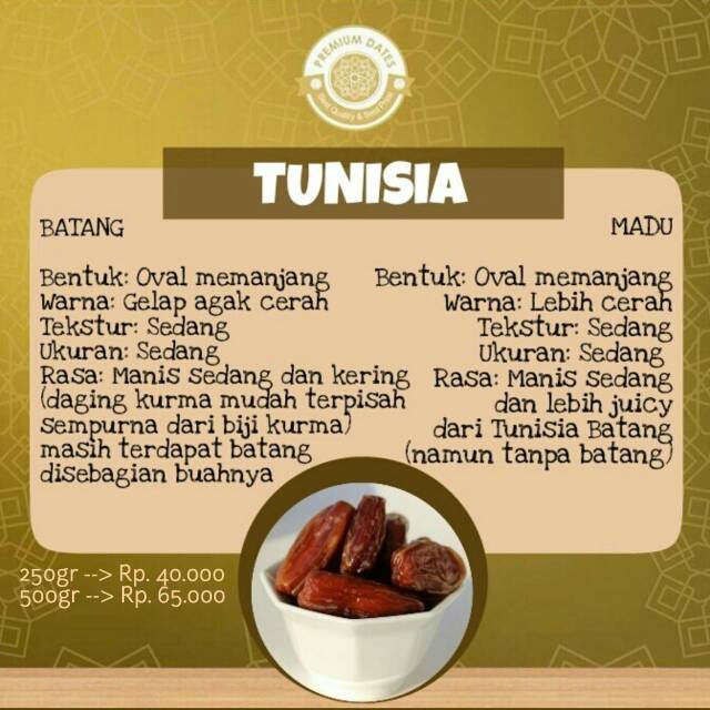 

Kurma Tunisia Batang