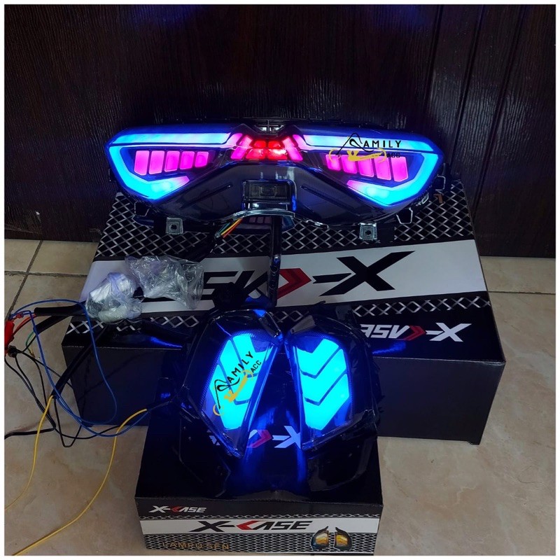 Stoplamp Belakang Nmax New 2020 plus Lampu Sein Sen Assy Depan Yamaha All New Nmax 2020 Senja Biru