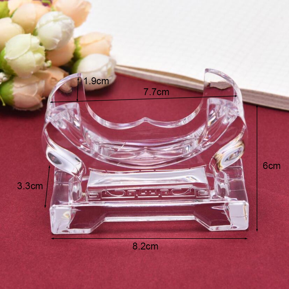 Transparent Acrylic Bracelet Display Rack Bangle Organizer Storage Holder Stand