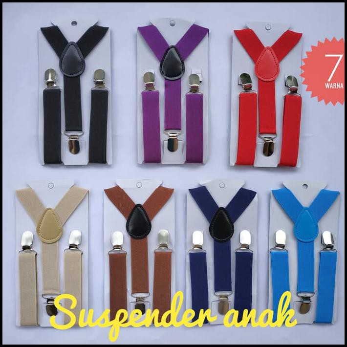 TERMURAH SUSPENDER / BRETEL / SABUK JOJON ANAK. HITAM